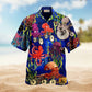 Octopus Could An Octopus Ride A Bicycle Hawaiian Shirt For Summer Vacation Beach Travel And Relaxed Casual Wear