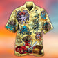 Funny Octopus Nautical Pirate Hawaiian Shirt For Vacation Days And Relaxed Coastal Outings