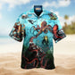 Octopus Protect Ocean Hawaiian Shirt For Summer Gatherings Island Travel And Comfortable Casual Wear
