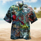 Octopus Seas Hawaiian Shirt For Island Vacations, Weekend Events, And Relaxed Everyday Outfits