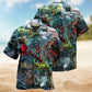Octopus Seas Hawaiian Shirt For Island Vacations, Weekend Events, And Relaxed Everyday Outfits