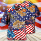 Octopus Independence Day USA Flag Hawaiian Shirt Design View For Resort Travel And Thoughtful Gifting