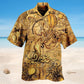 Octopus Vintage Treasure Hunting Hawaiian Shirt For Summer Vacation Beach Travel And Relaxed Casual Wear
