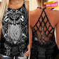 Viking Strength Hollow Tank Top For Outdoor Activities And Casual Style