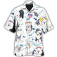 Cute English Sheepdog Dog Hawaiian Shirt For Animal Lovers, Beach Travel, And Casual Summer Style