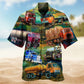 Trucker Career Pride Hawaiian Shirt For Tropical Holidays, Outdoor Gatherings, And Everyday Comfort