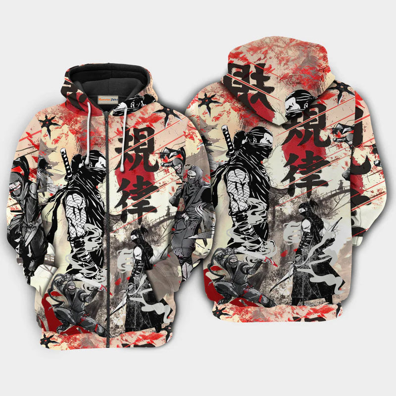 Only Ninja Can Stop Hoodie For Everyday Streetwear Seasonal Travel And Gift Giving