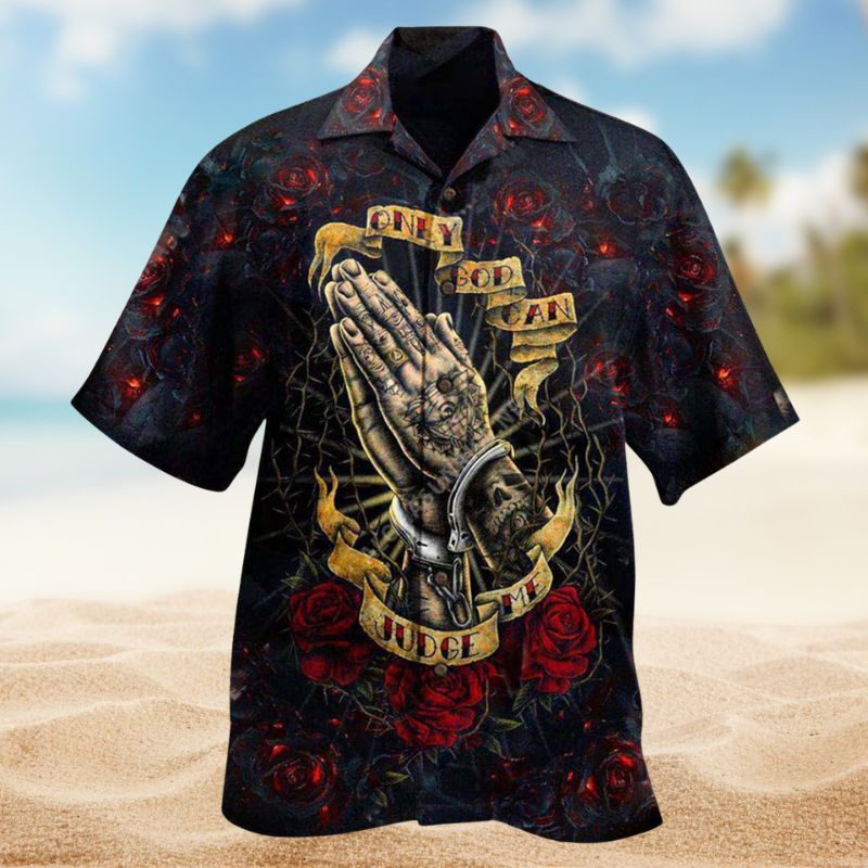 Faith Judge Tattoo Hawaiian Shirt For Coastal Travel, Casual Events, And Comfortable Summer Wear