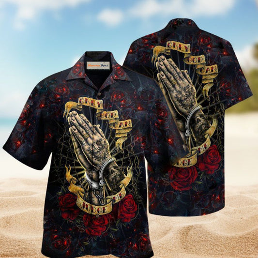 Faith Judge Tattoo Hawaiian Shirt For Coastal Travel, Casual Events, And Comfortable Summer Wear