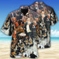Orchestra Hawaiian Shirt With All Over Print For Resort Holidays Beach Travel And Relaxed Casual Fashion