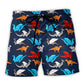 Origami Craft Story Beach Shorts For Summer Vacation And Coastal Travel