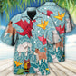 Origami Hawaiian Shirt With Detailed Graphic For Tropical Holiday Resort Parties And Everyday Style