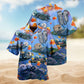 Horseback Riding Horse Hawaiian Shirt Fabric Pattern Detail For Summer Travel