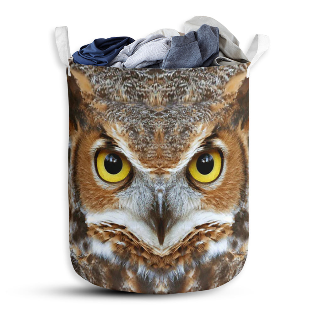 Owl Face And Butt Laundry Basket For Bathroom Bedroom Storage