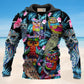 Beautiful Owl Flowers Hoodie For Nature Lovers Casual Travel And Comfortable Layering