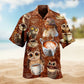 Funny Easter Rabbit Hawaiian Shirt Collar And Front View For Weekend Trips