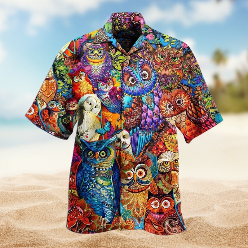Christmas Creative Pattern Hawaiian Shirt Relaxed Style View For Thoughtful Gifting