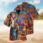Owls Red Hawaiian Shirt For Tropical Holidays, Outdoor Gatherings, And Everyday Comfort