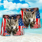 Owl USA Independence Day Celebration Beach Shorts For Warm Weather Travel And Everyday Comfort