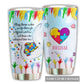Autism Bless Those Who Personalized 20 Oz Tumbler For Coffee Travel And Daily Drinks