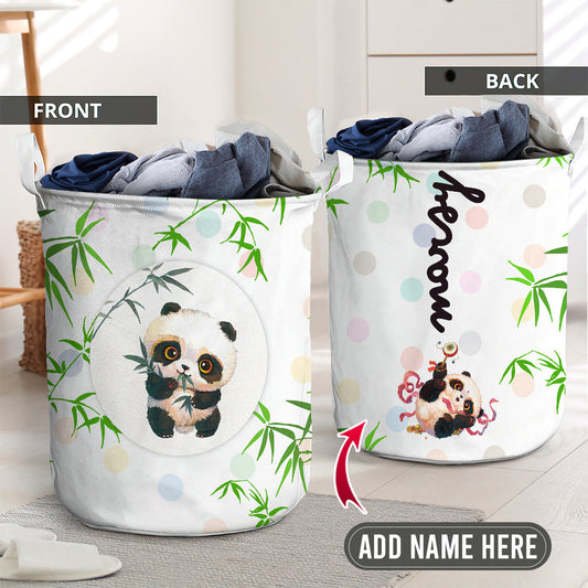 A Cute Panda Lovely Laundry Basket For Bathroom Bedroom Storage