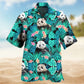 Tropical Summer Panda Hawaiian Shirt For Tropical Holidays, Outdoor Gatherings, And Everyday Comfort