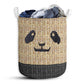 Panda Wicker So Cute Laundry Basket For Bathroom Bedroom Storage