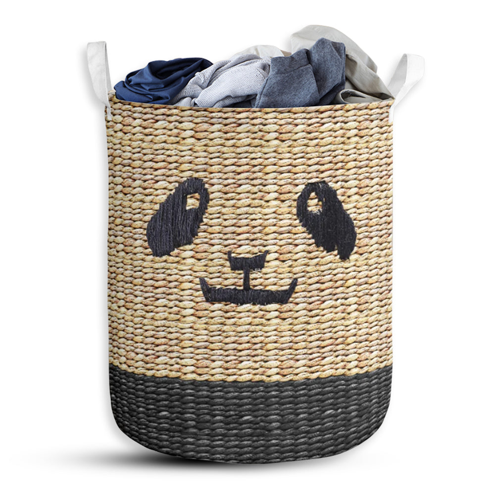 Panda Wicker So Cute Laundry Basket For Bathroom Bedroom Storage