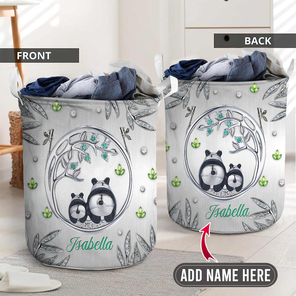Panda Advice Mom And Baby Laundry Basket For Bathroom Bedroom Storage
