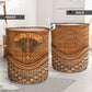 Parachute Rattan Texture Laundry Basket For Room Home Organizer