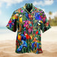 Tropical Parrot Hawaiian Shirt For Animal Lovers, Beach Travel, And Casual Summer Style