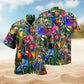 Tropical Parrot Hawaiian Shirt For Animal Lovers, Beach Travel, And Casual Summer Style