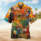 Parrot In A Flock Of Pigeons Hawaiian Shirt For Summer Vacation Beach Travel And Relaxed Casual Wear