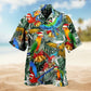 Christmas Santa Town Hawaiian Shirt Graphic Artwork Detail For Outdoor Gatherings