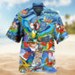 Parrot Mardi Gras Christmas Hawaiian Shirt For Island Vacations, Resort Wear, And Relaxed Seasonal Style