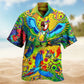 Parrot Mardi Gras Hawaiian Shirt For Vacation Adventures Beach Events And Relaxed Warm Weather Style