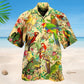 Vintage Parrot Hawaiian Shirt For Coastal Getaways, Outdoor Gatherings, And Thoughtful Gift Giving