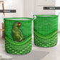 Parrot Beautiful Rattan Texture Laundry Basket For Room Home Organizer