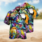 Bird Watching Hawaiian Shirt Graphic Artwork Detail For Resort Wear