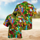Parrots Human Sky Hawaiian Shirt For Resort Trips, Coastal Parties, And Warm Weather Style