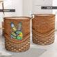 Hippie Peaceful Life Laundry Basket For Room Home Organizer