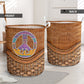 Hippie Love Peaceful Life Laundry Basket For Room Home Organizer