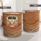 Hippie Peaceful Day Laundry Basket For Room Home Organizer