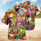 Peace Drums Hawaiian Shirt For Creative Performers, Coastal Trips, And Casual Everyday Wear