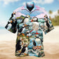 Penguins Coast Hawaiian Shirt For Tropical Holidays, Outdoor Gatherings, And Everyday Comfort