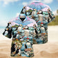 Penguins Coast Hawaiian Shirt For Tropical Holidays, Outdoor Gatherings, And Everyday Comfort