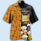 Periodic Table Beer Hawaiian Shirt For Island Vacations, Resort Wear, And Relaxed Seasonal Style