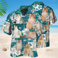 Tropical Persian Cat Hawaiian Shirt For Island Vacations, Resort Wear, And Relaxed Seasonal Style
