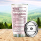Nurse Brave Nutrition Facts Personalized 20 Oz Tumbler For Coffee Travel And Daily Drinks