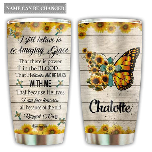 Jesus Christian Faith Personalized 20 Oz Tumbler For Coffee Travel And Daily Drinks